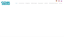 Tablet Screenshot of comdata.de